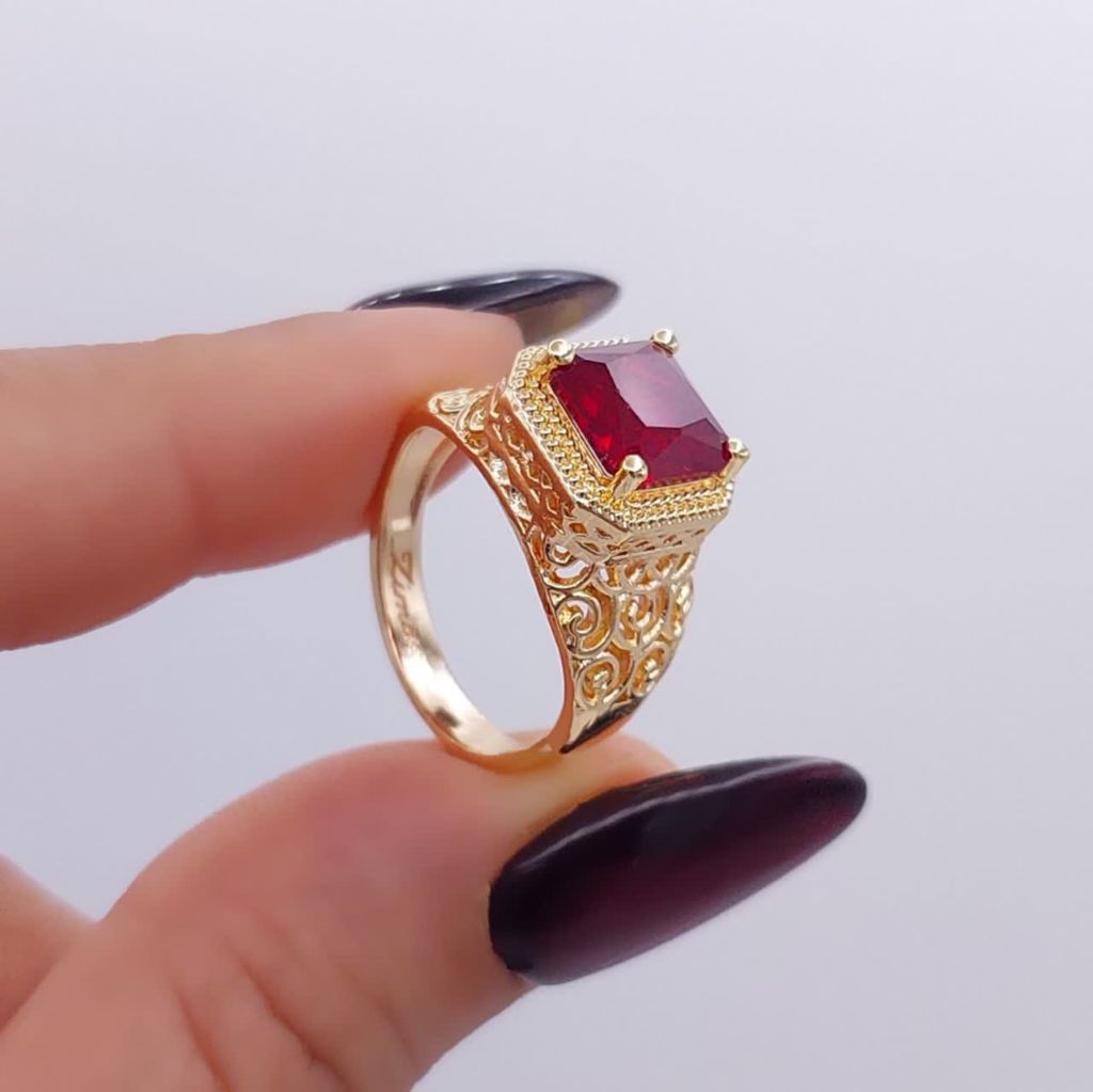 انگشتر طرح طلا کد 2944 - خرید آنلاین از گالری آداس